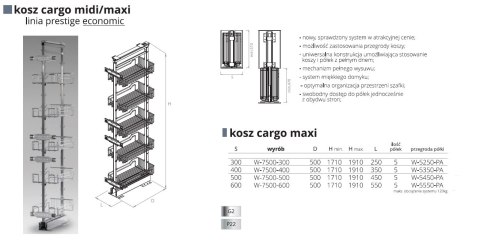 Kosz Cargo MAXI ECONOMIC