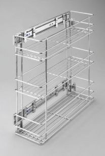 Kosz Cargo boczne trzypoziomowe miękki domyk