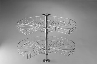 Kosz obrotowy lakierowane srebro