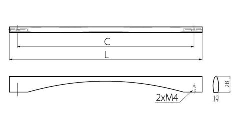 Uchwyt meblowy PRATO