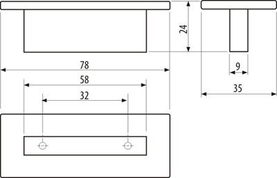 Uchwyt meblowy UZ-870