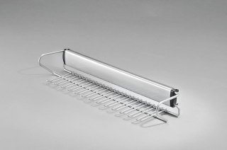 Wieszak wysuwny na krawaty lakier.srebro