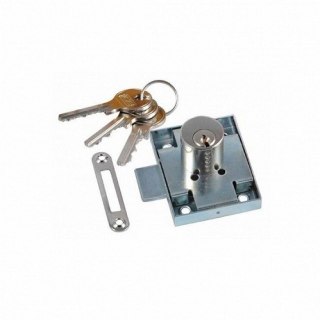 Zamek kwadrat meblowy LOB