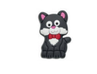 Gałka gumowa dla dzieci kot