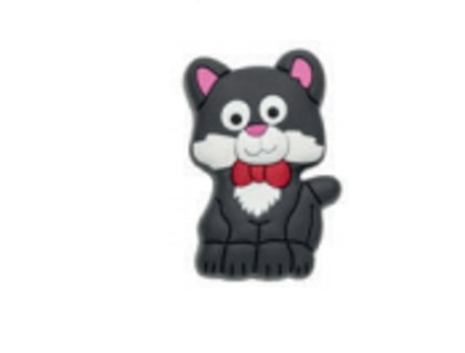 Gałka gumowa dla dzieci kot