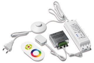 LED zestaw RGB - zasilacz 30W, kontroler radiowy