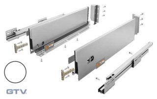 Szuflada AXIS 450 mm biała średnia