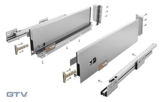 Szuflada AXIS 450 mm biała średnia