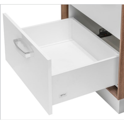 Szuflada  Axis wysoka biała