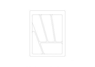 Wkład do szuflady VERSO 40/435