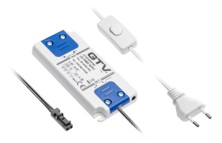 Zasilacz LED SLIM 10mm 6W DC12V