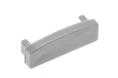 Zaślepka do profila LED GLAX nakładany srebrna