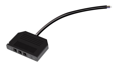 Złączka do oświetlenia ledowego czarny z 2m kablem