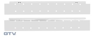 Bok perforowany do szuflady Modern Box 450 mm szuflada średnia szara