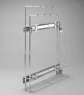 Cargo boczne wieszak na ręczniki miękki domyk 150 cm chrom