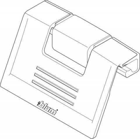 INTIVO/ANTARO uchwyt do szuflady wewnętrzny M biały