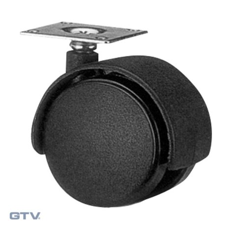 Kółko obrotowe z płytką 50 mm z hamulcem