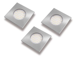 LED zestaw MARBELLA PLUS 230V biały zimny - inox