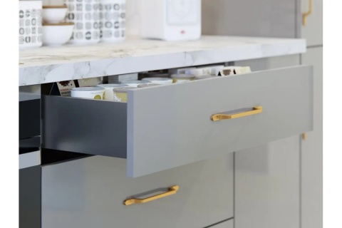 Szuflada AXIS PRO antracyt niska