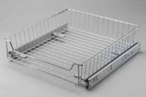 Szuflada górna z miękkim domykiem 400 mm chrom