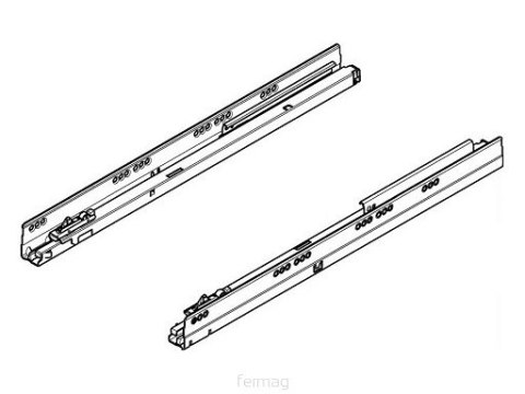 TANDEMBOX prowadnica TIP-ON BLUMOTION PW 65kg 550 mm