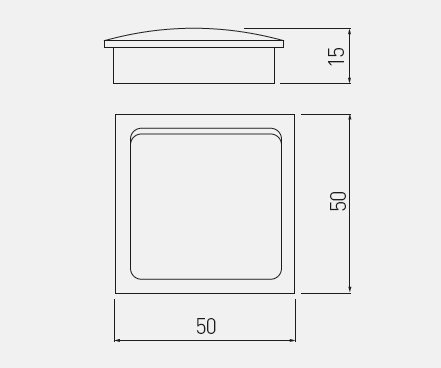 Uchwyt meblowy HEXI 96 mm aluminium