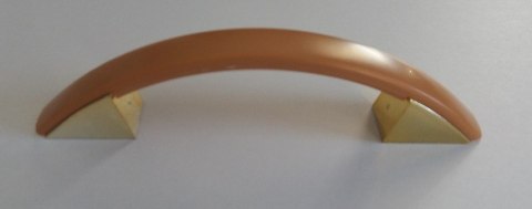 Uchwyt meblowy PCV ŁUK III calvados-złoto