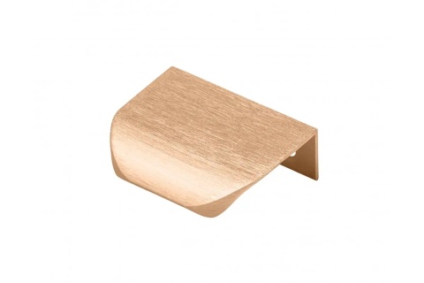 Uchwyt meblowy HEXA jasny mosiądz szczotkowany