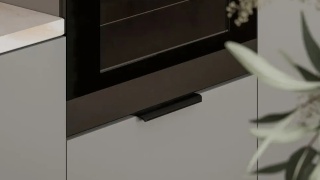 Uchwyt HEXA 320 mm czarny mat