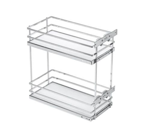 Cargo boczne MOVIX PRO 500 chrom, mata biała