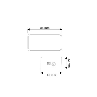 Sterownik RF 4-strefowy LED MONO bez pilota