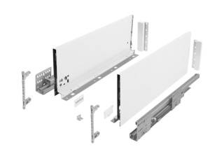 Szuflada włoska FGV TEN2 biała L 450 mm wysokość średnia H 122