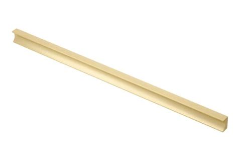 Uchwyt meblowy GROOVE 320 mm jasne złoto szczotkowane