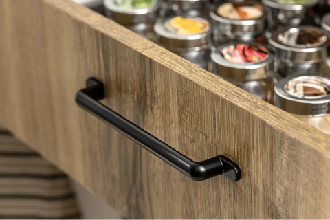 Uchwyt meblowy OTTO  czarny mat