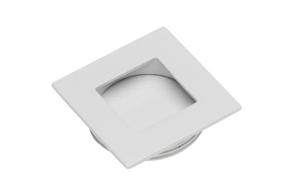 Uchwyt wpuszczany 40x40 kwadrat biały