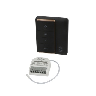 WYŁĄCZNIK ZDALNY ŚCIEMNIACZ + STEROWNIK ZESTAW VIVO LED RF 12-48V CZARNY
