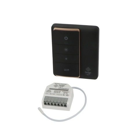 WYŁĄCZNIK ZDALNY ŚCIEMNIACZ + STEROWNIK ZESTAW VIVO LED RF 12-48V CZANY