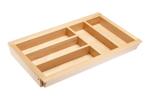 Wkład drewniany CUSTOMI regulowany 400-600 do szuflady AXIS/MB L=500